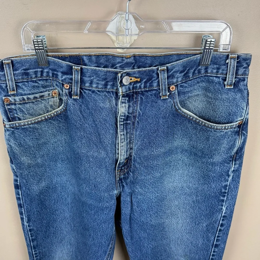 Levi's Y2K Vintage Relax Fit 505 Blue Jeans with Flaw 36X30